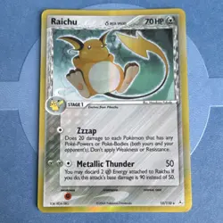 Pokemon TCG Raichu Delta Species 15/110 Holon Phantoms Holo Rare 70 HP English - Image 1