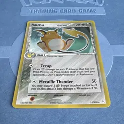 Pokemon TCG Raichu Delta Species 15/110 Holon Phantoms Holo Rare 70 HP English - Image 2