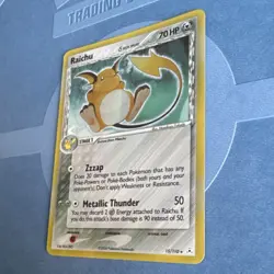 Pokemon TCG Raichu Delta Species 15/110 Holon Phantoms Holo Rare 70 HP English - Image 4