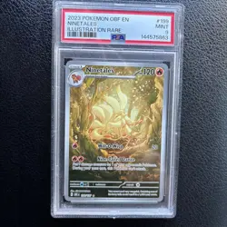 Pokemon Ninetales 199/197 Obsidian Flames Illustration Rare Holo PSA 8 English - Image 1