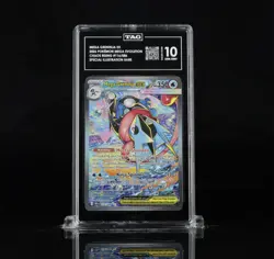 Pokemon TCG Mega Greninja ex 116/086 Me04: Chaos Rising TAG GEM MINT 10 Top Pop - Image 1