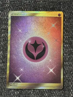 Pokemon Fairy Energy 169/147 Secret Rare Gold Holo Sun & Moon Burning Shadows NM - Image 1