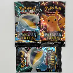 Pokemon TCG: Paldean Fates Booster Pack x3 - Factory Sealed - Image 3