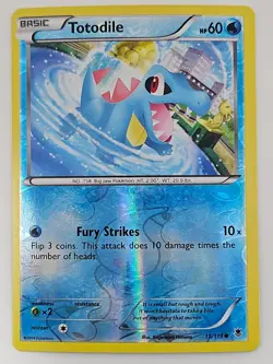 Pokemon - Phantom Forces: Totodile (Reverse Holo) 15/119 - LP - Image 1