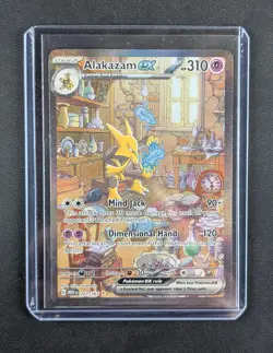 Alakazam EX 201/165 - Special Ilustration Rare -Pokemon Scarlet & Violet:151- NM - Image 1