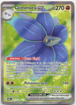 Glimmora ex 213/197 Ultra Rare Obsidian Flames Pokemon Near Mint - Image 1
