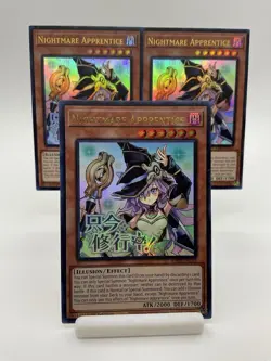 Yu-Gi-Oh! Nightmare Apprentice RA05-EN135 UR 1st Ed. X3 Playset - Image 1