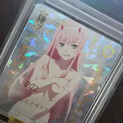 Darling in the Franxx ZERO TWO 002 After Showers Holofoil Card Doujin Slab SB35 - Image 3
