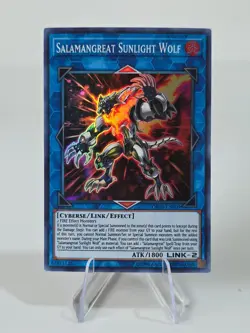 Yugioh Salamangreat Sunlight Wolf OP10-EN009 Super Rare NM - Image 1