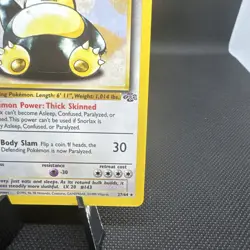 Snorlax 27/64 Jungle 1st Edition Rare Pokemon Card - Image 3