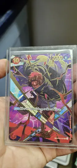 Shanks SP Parallel OP06-007 PRB-02 THE BEST vol.2 One Piece Card Game NM - Image 1