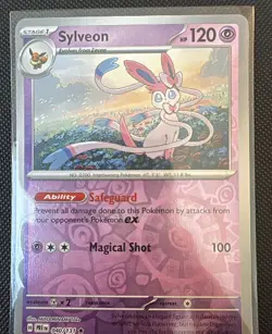 Sylveon 040/131 Reverse Holo NM Pokemon Card Prismatic Evolutions - Image 1