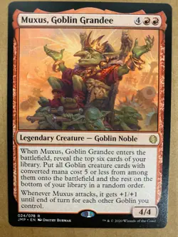 MTG 1x Muxus, Goblin Grandee # 24 Jumpstart Magic the Gathering Card x1 NM - Image 1