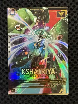 Gundam ARSENAL BASE Card LX02-083(U) LX022(P) MARIDA CRUZ KSHATRIYA Prism JAPAN - Image 4