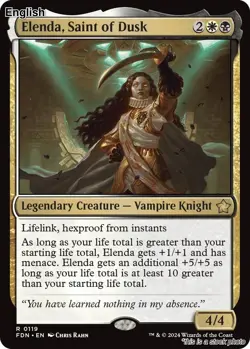 Elenda, Saint of Dusk EN [FDN - 119] - NM TCG MTG - Image 1