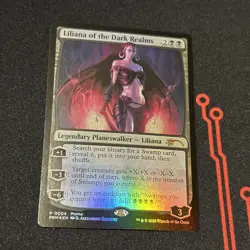 MTG Magic The Gathering Liliana Of The Dark Realms Foil Promo Planeswalker - Image 2