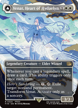 Venat, Heart of Hydaelyn // Hydaelyn, the Mothercrystal (REG) x1 - MTG FIN #329 - Image 1