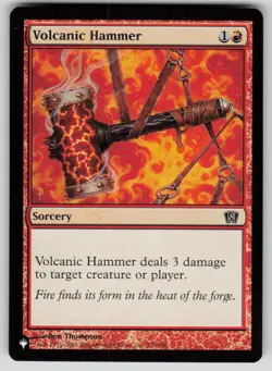 Volcanic Hammer Common The List Reprints 231/350 MTG Near Mint 2020 - Image 1