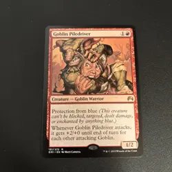 Goblin Piledriver - Magic Origins - MTG - Rare - Magic The Gathering - Image 1