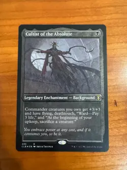 CULTIST OF THE ABSOLUTE (FOIL ETCHED) COMMANDER LEGENDS MTG NM - Image 1