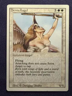 Serra Angel - 1994 Magic the Gathering MTG Revised Edition - Free Shipping! - Image 1
