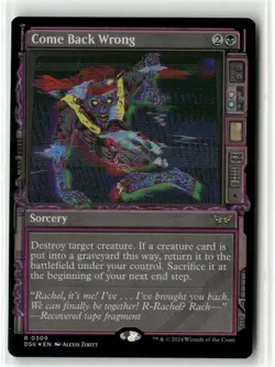 Come Back Wrong Showcase FOIL Duskmourn MTG NM - Image 1