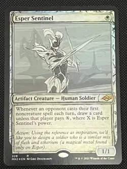 Esper Sentinel Showcase Foil Modern Horizons 2 MTG NM - Image 1
