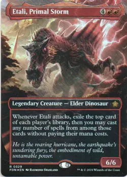MTG: Foundations: Foil Borderless Etali, Primal Storm: Lightly Played Condition - Image 1