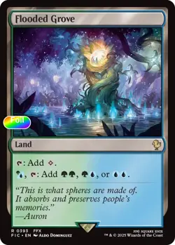 Flooded Grove (Surge Foil) 393 Commander: FINAL FANTASY NM EN - Image 1