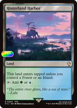 Hinterland Harbor (Surge Foil) 403 Commander: FINAL FANTASY NM EN - Image 1