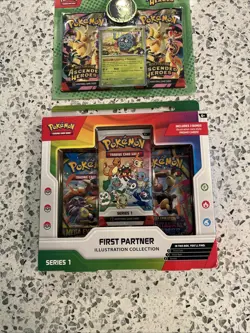 Pokemon First Partner Illustration Collection Series 1 & Ascended Heroes 2 Pack - Image 2