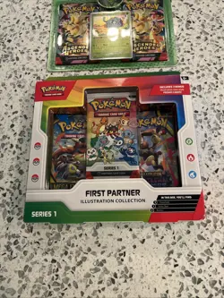 Pokemon First Partner Illustration Collection Series 1 & Ascended Heroes 2 Pack - Image 3