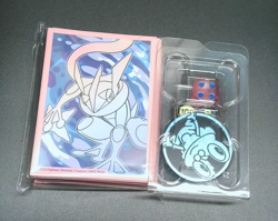 Pokemon Chaos Rising ETB Exclusive Greninja Card Sleeves, Coin & Dice. - Image 1