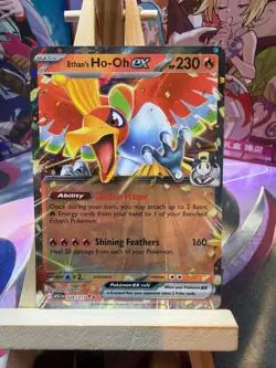 Ethan's Ho-Oh ex 039/182 Double Rare Destined Rivals Pokemon NM - Image 1