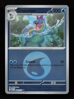 Croconaw 042/217 Uncommon ME: Ascended Heroes Pokemon Reverse Holo Near Mint - Image 1