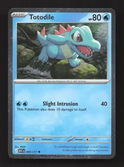 Totodile (Cosmos Holo) 041/217 Holo Miscellaneous Cards & Products Pokemon NM - Image 1