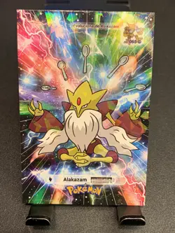 2024 Pokemon Card Database 2: Alakazam MEGA (Cracked Ice Holo) (NM) - Image 1