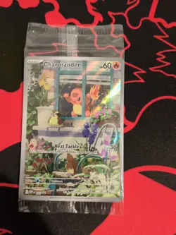 Pokemon Charmander 044 Sv: Scarlet & Violet ETB Promo Black Star Sealed - Image 2