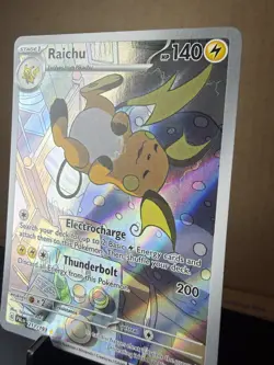 Pokemon TCG Raichu 211/193 Paldea Evolved Illustration Rare NM - Image 3