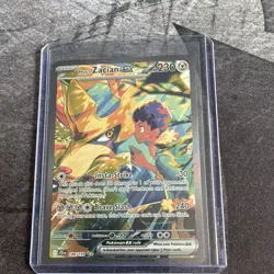 Pokemon Hop's Zacian EX Special Illustration Rare Full Art Holo Sv09 186/159 23… - Image 1