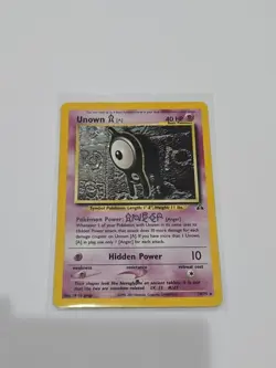 Pokemon Unown A 14/75 Holo Neo Discovery Unlimited 2001 MP - Image 1