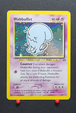 Wobbuffet 16/75 Pokemon Neo Discovery Holo 2001 - MP - Image 1