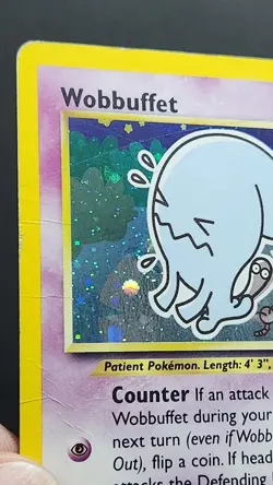 Wobbuffet 16/75 Pokemon Neo Discovery Holo 2001 - MP - Image 2