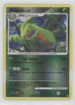 Grovyle Reverse Foil Pokemon Diamond & Pearl Stormfront #39 2008 - Image 1