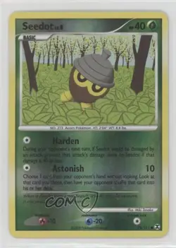 Seedot Reverse Foil Pokemon Platinum Rising Rivals #78 2009 - Image 1