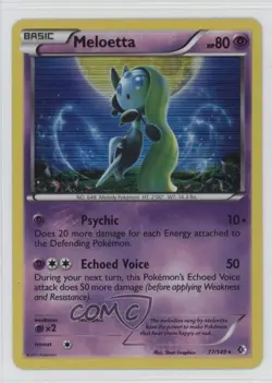 Meloetta Pokemon Black & White Boundaries Crossed #77 - Image 1