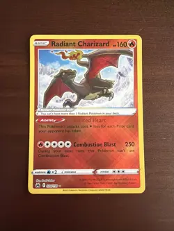 Radiant Charizard 020/159 - Crown Zenith - Holo Pokemon TCG - NM - Image 1
