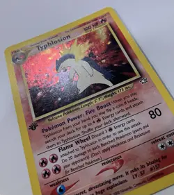 Typhlosion Pokemon Neo Genesis 1st Edition 18/111 Holo LP - Image 2