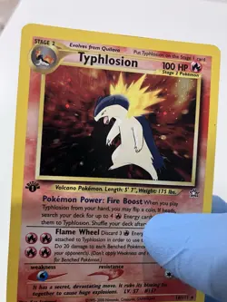 Typhlosion Pokemon Neo Genesis 1st Edition 18/111 Holo LP - Image 3