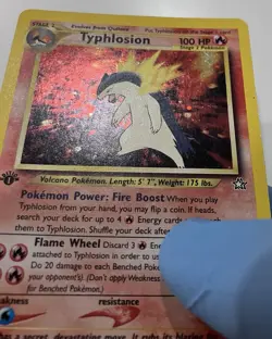 Typhlosion Pokemon Neo Genesis 1st Edition 18/111 Holo LP - Image 4